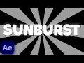 How to Create a SUNBURST in After Effects Viral Effect