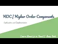 29 HOC Higher Order Components Learn React js in Tamil
