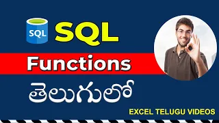SQL Functions in Telugu SQL Tutorial for beginners