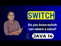 How to Return a Value from a Switch Statement in Java