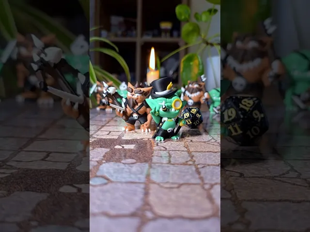 Goblins - Easy Multicolor FDM RPG Minis (No supports) video thumbnail