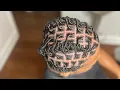 Starter loc Retwist First Retwist how to style locs barrel rolls tutorial