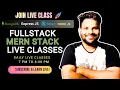 FREE LIVE MERN Stack Course Learn Full Stack Development with Projects