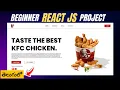 React JS Beginner Project in Telugu Build Your First Website with React Step-by-Step