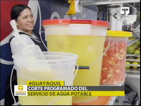 Corte programado del servicio de agua potable