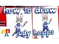How To Draw Judy Hopps From Zootopia