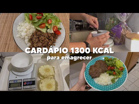 Download MP3 CARDÁPIO DE 1300 KCAL PARA EMAGRECER | o que eu como em um dia sem passar fome, básico que funciona