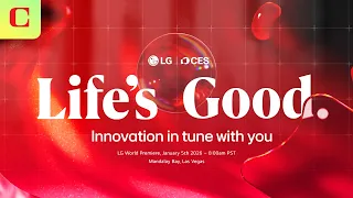 LG Life s Good World Premiere at CES 2026