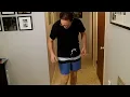 Review Aueyan mens swim trunks stripe blue with compression liner 30