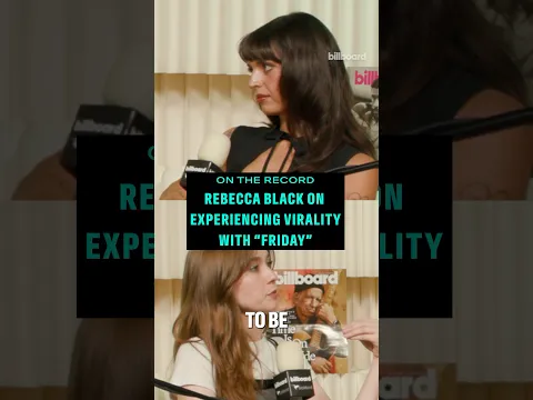 Rebecca Black Looks Back At Harsh Reality Of Experiencing "Friday" Virality At 13 #Shorts