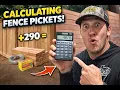 Calculating Fence Pickets - Standard Horizontal Board-on-Board Shadowbox