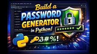 Password Generator Using Python Step-by-Step Tutorial PyCharam