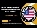 Understanding Army Officer Skill Identification Codes SI Codes A Complete Guide