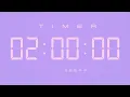 2 Hour Digital Countdown Timer with Simple Beeps