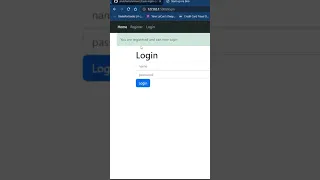 creating login system in Flask