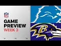 Download Lagu Detroit Lions vs Baltimore Ravens | Week 3 Game Preview