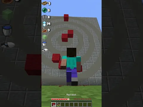 Hitting Target vs Items Power #shorts #minecraft #meme
