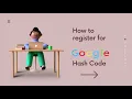 Registration Process For Hashcode 2021