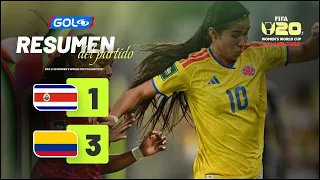 RESUMEN: Costa Rica 1-3 Colombia - Mundial Femenino Sub-20 2026