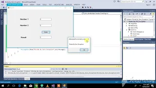 Download Divide By Zero Exception handling c#  ||  window form application MP3