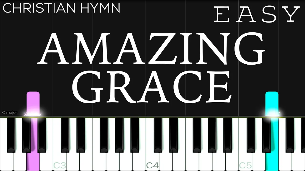 Amazing Grace - Christian Hymn | EASY Piano Tutorial Amazing Grace - Christian Hymn | EASY Piano Tutorial