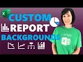 Make Your Reports Pop with Custom Excel Dashboard Backgrounds