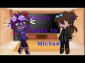 Lagu Aftons react to Michael✨️||Glammike AU||#fypシ||#gacha||#fnaf×gacha||#fnaf||🎀
