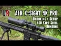ATN X-Sight 4K Pro Hands-On One-Shot Zero 400 Yard Steel Hunting Action