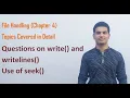 File Handling Class 12 Computer Science with Python 28