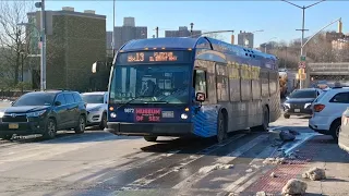 MTA Mabstoa 2020-2021 Novabus LFS HEV On the Bx13 At East 161 Avenue