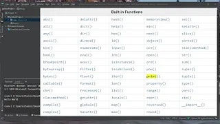 Prints to Standard Output in Python Using a Built-in Function