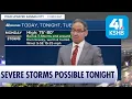 Rain and Storms End By Noon Severe Weather Possible Tonight