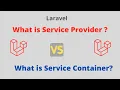 Laravel Service container vs Service provider laravel service container and providers Hindi