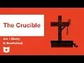 The Crucible by Arthur Miller Act 1 Betty Is Bewitched Summary Analysis
