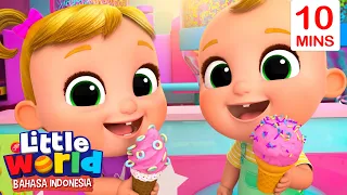 Lezatnya Makan Es Krim! | Little World Bahasa Indonesia | Kartun dan Lagu Anak