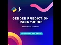 Gender Prediction Using Sound Datacamp