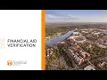 One Stop Tutorial Financial Aid Verification