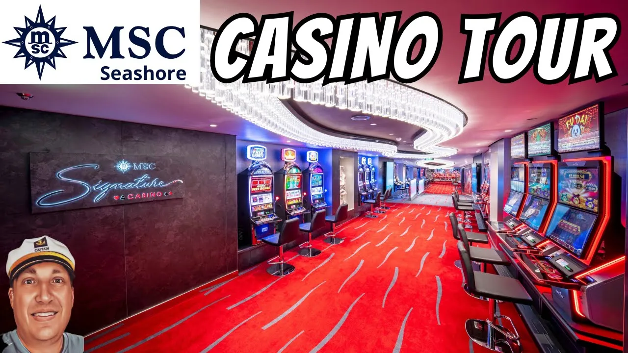 MSC Signature Casino Tour | MSC Seashore - January 2024