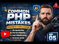 Common PHP Mistakes Beginners Should Avoid EP 05 Write Cleaner Safer PHP Code Assignment On Click