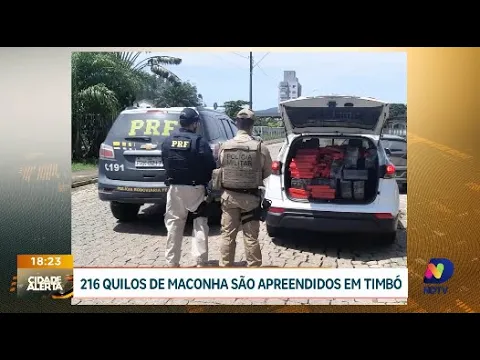 Operação policial: mais de 400 quilos de maconha são apreendidos no Vale