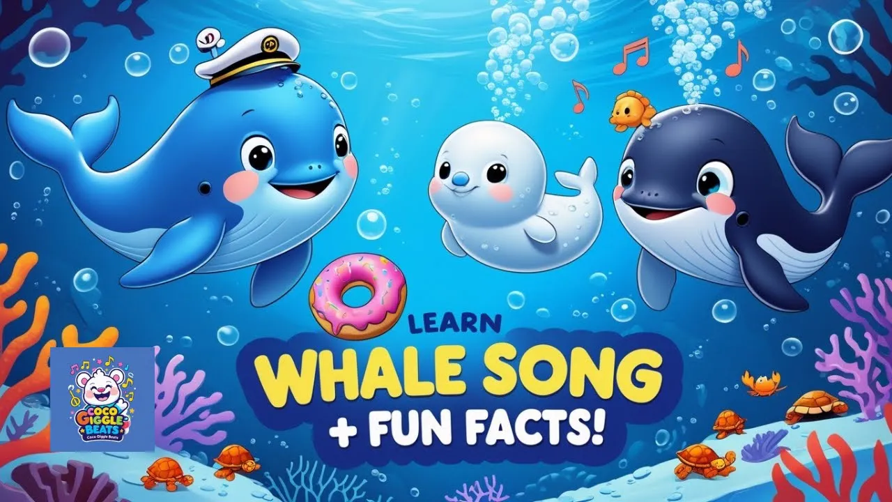 Whale Song and Educational Facts | Animated Video for Children | Cocogigglebeats Whale Song and Educational Facts | Animated Video for Children | Cocogigglebeats