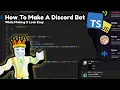 How to Make a Discord Bot Using Typescript Full Tutorial