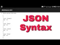 Json Syntax Json object and Json array