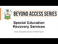 Special Education Recovery Services