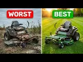 5 WORST And 5 BEST Zero-Turn Mower Brands You Can Buy
