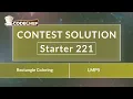 Rectangle Coloring LMP5 Starter 221 CodeChef Solution