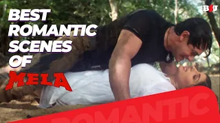 aamir khan and twinkle khannas romantic scene mela
