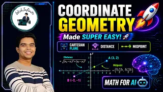 Coordinate Geometry Explained Simply Cartesian Plane Coordinates Distance Midpoint Math