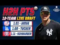 Final Live 12-Team H2H Points Draft Strategy Latest Picks Advice Fantasy Baseball Advice