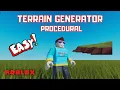 How to Make an Automatic Terrain Generator Procedural Generation - Roblox Studio Tutorial